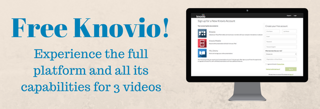 We are now offering all of the platform's capabilities in our Free Knovio account