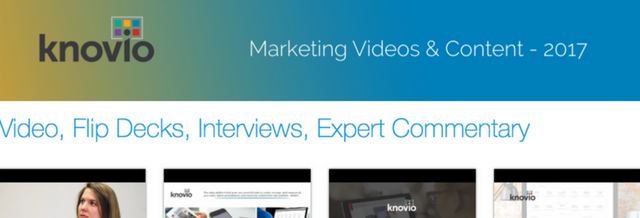 Knovio showcases are exactly what you need to start being smarter with your online video and content