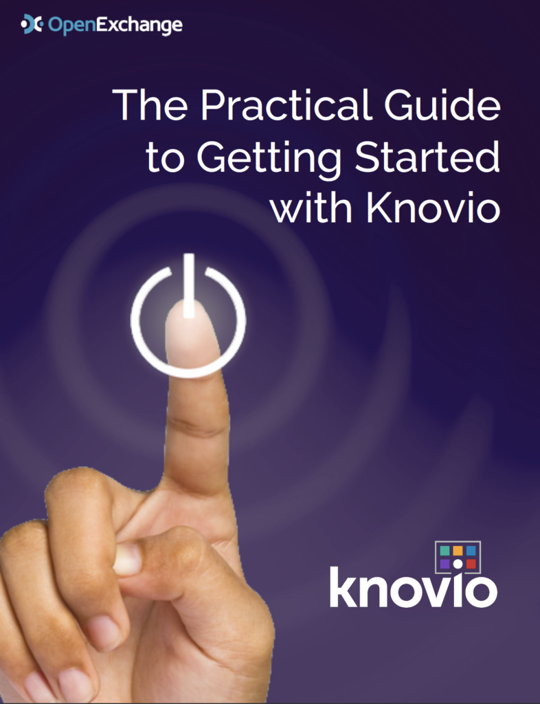 Cover - Practical Guide - Getting Started with Knovio